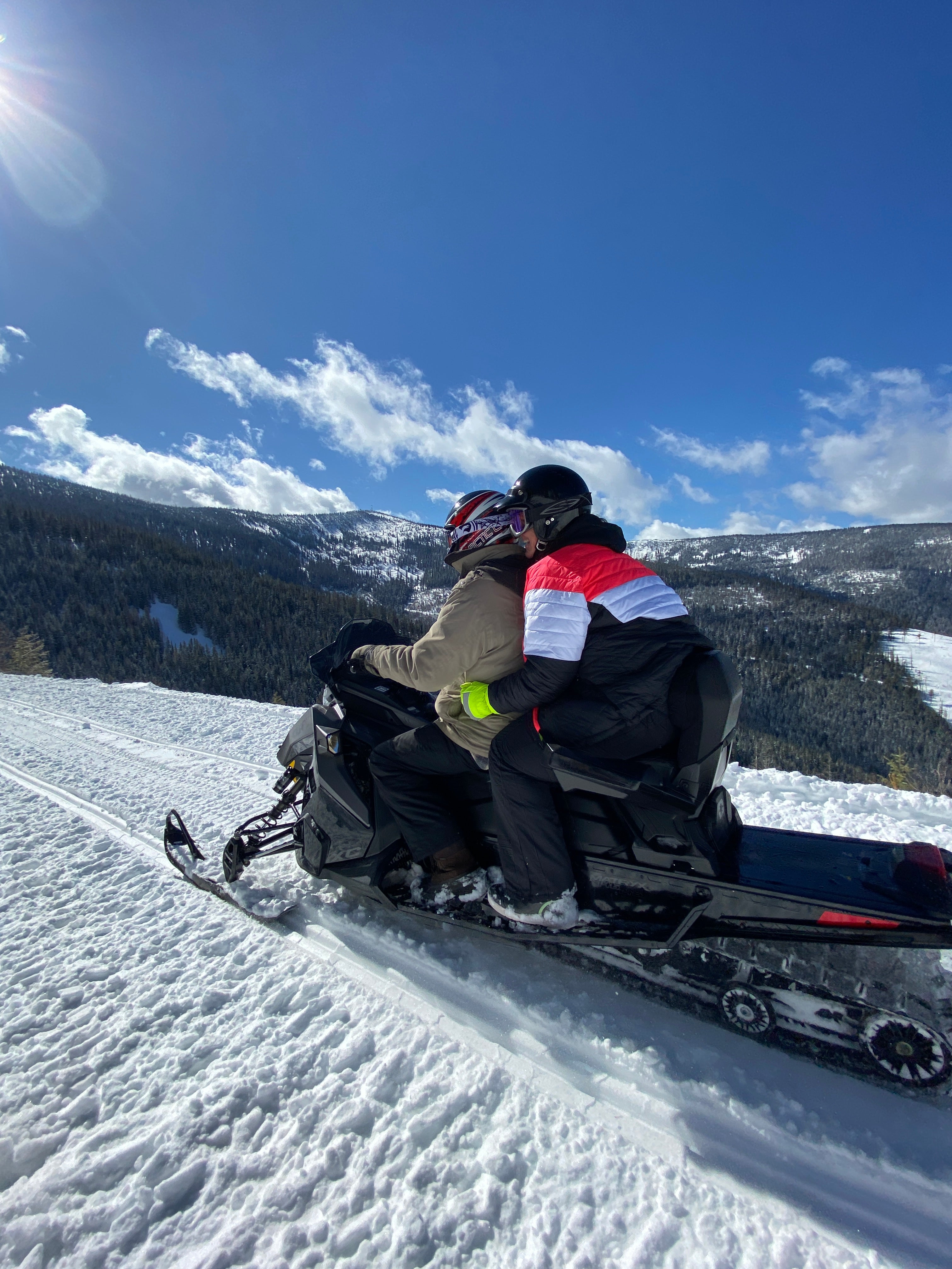 Snowmobiling