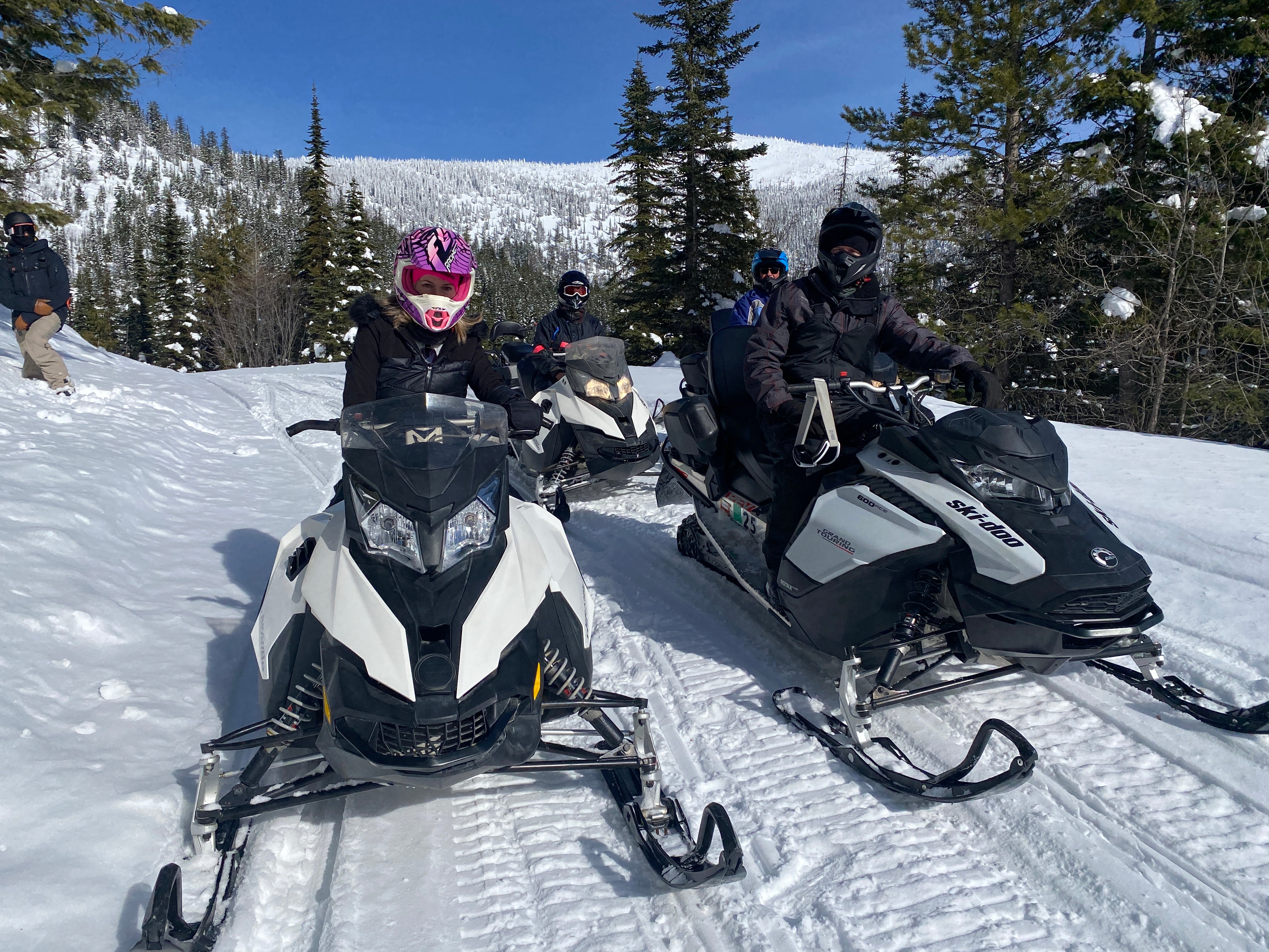 Snowmobiling