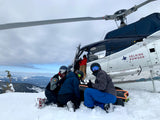 Heli skiing