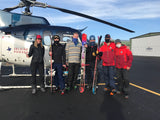 Heli skiing