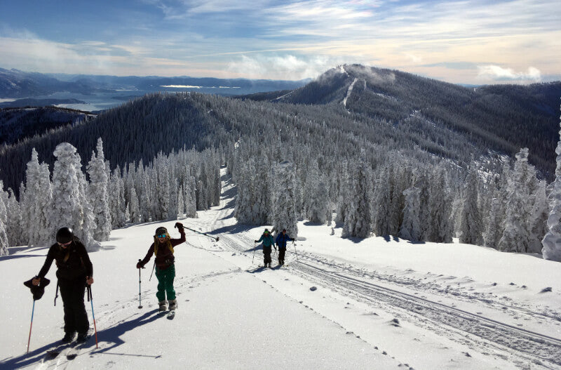 Skinning up ridgeline